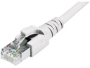 Dätwyler IT Infra Patchkabel RJ-45 - RJ-45, Cat 6A, S/FTP, 1 m, Weiss