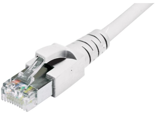 [90006243 271760] Dätwyler IT Infra Patchkabel RJ-45 - RJ-45, Cat 6A, S/FTP, 1 m, Weiss