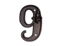 Esschert Design Hausnummer 9 aus Gusseisen