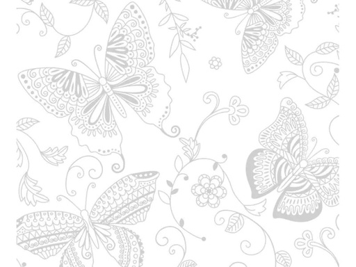[90062737 741613] URSUS Zauberpapier 250 g/m2 10 Blatt, Weiss, Schmetterling