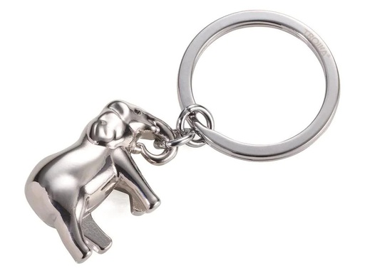 [90062738 1130768] Troika Schlüsselanhänger Elefant Glänzend/Grau
