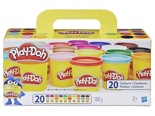 [90062769 446574] Play-Doh Knetmasse Super Farbenset (20er Pack)