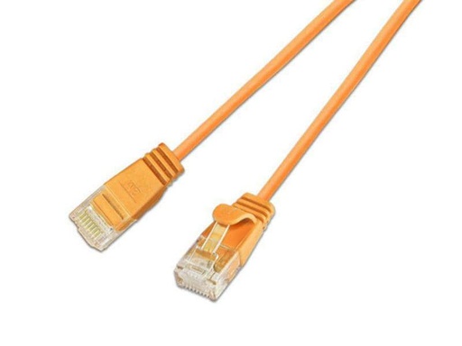 [90006268 353719] SLIM Slimpatchkabel RJ-45 - RJ-45, Cat 6, UTP, 5 m, Orange