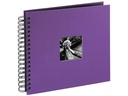 Hama Fotoalbum Fine Art 28 x 24 cm Lila, 50 schwarze Seiten