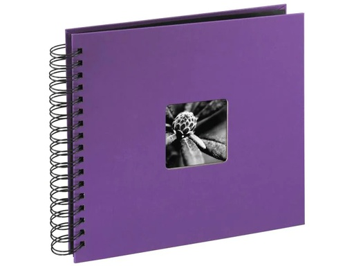 [90006278 1064782] Hama Fotoalbum Fine Art 28 x 24 cm Lila, 50 schwarze Seiten
