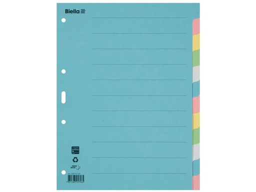 [90062996 512044] Biella Register A4 12 Taben