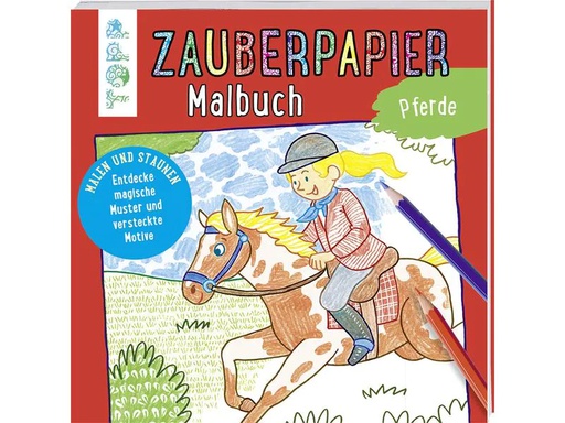 [90063089 1158493] Frechverlag Malbuch Pferde 20.7 x 20.7 cm