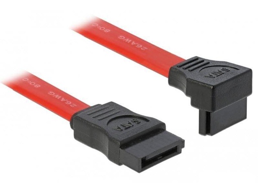 [90063107 107671] Delock SATA2-Kabel rot, gewinkelt, 50 cm