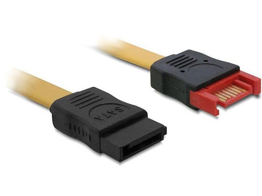 [90063193 356060] Delock SATA3-Kabel gelb, Verlängerung 30 cm