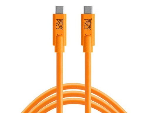 [90063483 987700] Tether Tools Kabel TetherPro USB-C / USB-C 4.6 Meter – orange