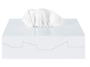 spirella Kosmetiktuchbox Silhouette Weiss, Kunststoff