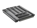 Rotho Besteckkasten Domino Anthrazit