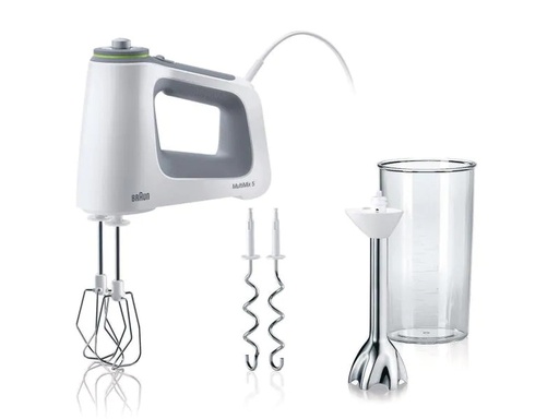 [90063611 561035] Braun Handmixer MultiMix 5 HM5107WH Weiss/Grau