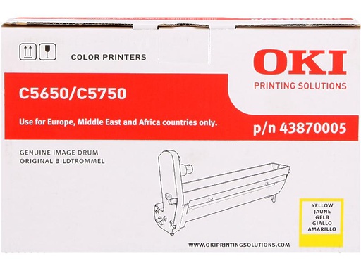 [90063624 64690] OKI Trommel 43870005 Yellow