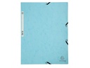 Exacompta Gummibandmappe Aquarel A4, Pastellblau