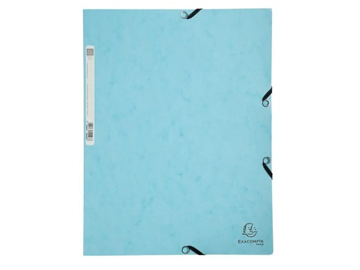 [90063638 1180058] Exacompta Gummibandmappe Aquarel A4, Pastellblau