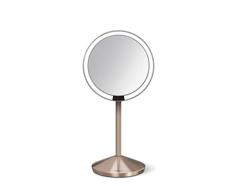 [90063649 643857] Simplehuman Kosmetikspiegel mit Sensor 12 cm Rosegold