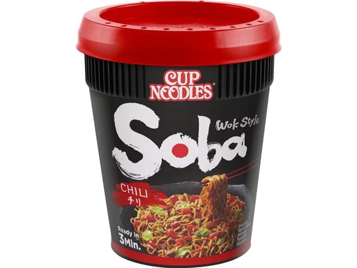 [90063668 900717] Nissin Food Becher Soba Cup Nudeln Chilli 92 g
