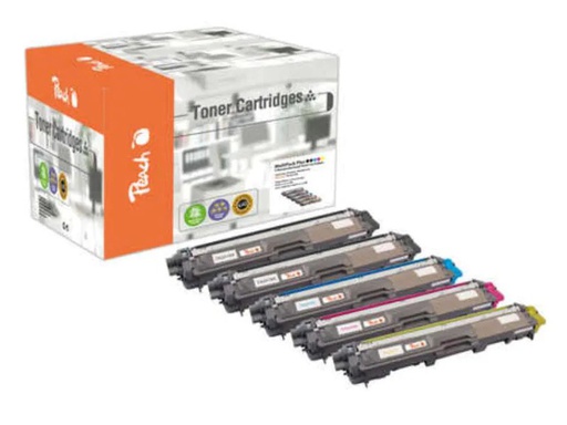 [90006346 588181] Peach Toner Brother TN-241 / 5 2x Black, 1x Cyan, Magenta, Yellow