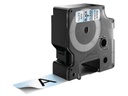 DYMO Beschriftungsband D1 Schwarz auf Transparent