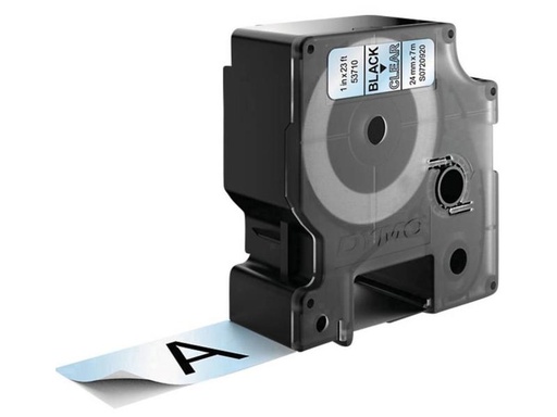 [90006356 112860] DYMO Beschriftungsband D1 Schwarz auf Transparent