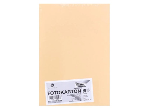 [90063828 1098864] Folia Fotokarton A4, 300 g/m², 50 Blatt, Chamois