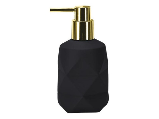 [90063890 838373] Kleine Wolke Seifenspender Golden Crackle 200 ml, Schwarz/Gold