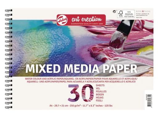 [90064092 997146] Talens Malblock Mixed Media A4 A4