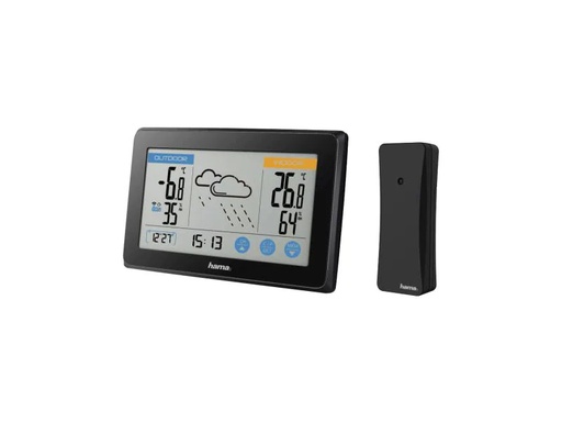 [90064121 1078939] Hama Wetterstation Touch Schwarz