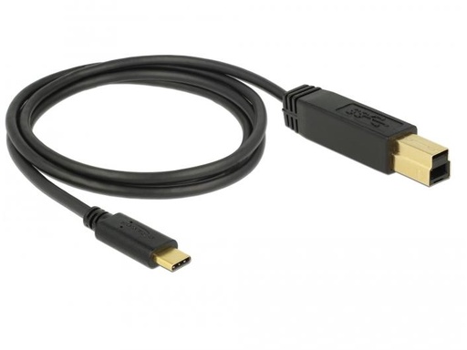 [90006393 1121572] Delock USB 3.1-Kabel  USB C - USB B 1 m