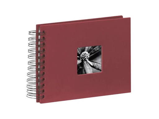 [90064267 1064780] Hama Fotoalbum Fine Art 24 x 17 cm Bordeaux, 50 schwarze Seiten