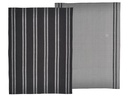 Södahl Geschirrtuch-Set Soft 2 Stück, Grau/Schwarz