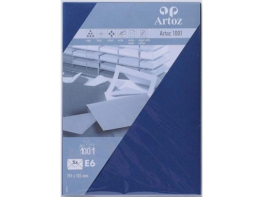 [90064374 1212390] Artoz Couvert 1001, E6, 5 Stück, Classic Blue