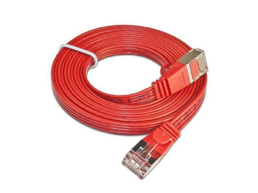 [90064549 314796] SLIM Slimpatchkabel RJ-45 - RJ-45, Cat 6, STP, 0.25 m, Rot