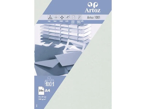 [90064600 749129] Artoz Schreibpapier 1001 A4 100 g/m² Mint, 5 Blatt