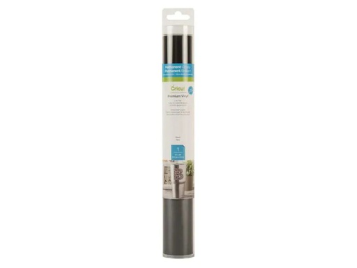 [90006447 926122] Cricut Vinylfolie Premium  Permanent 30.5 x 122 cm, Schwarz