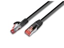Wirewin Patchkabel RJ-45 - RJ-45, Cat 6, S/FTP, 0.5 m, Schwarz