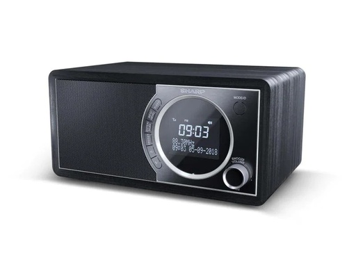 [90064728 1022142] Sharp DAB+ Radio DR-450 Schwarz