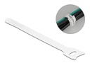 Delock Klettkabelbinder Weiss 150 mm x 12 mm 10 Stück