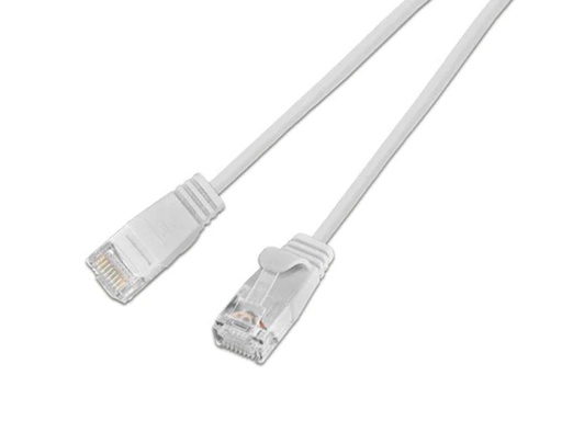 [90064803 353751] SLIM Slimpatchkabel RJ-45 - RJ-45, Cat 6, UTP, 2 m, Weiss