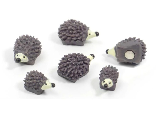 [90064865 894671] Trendform Haftmagnet HEDGEHOG Grau, 6 Stück