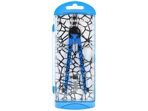 [90064929 1102032] Eberhard Faber Schnellverstellzirkel Ø 39 cm, Neon Blau