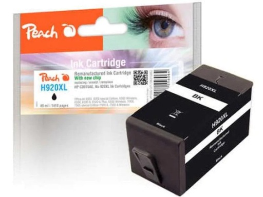 [90065095 838683] Peach Tinte HP Nr 920XL (CD975AE) Black