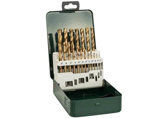 [90065100 632908] Bosch Metallbohrer-Set HSS-TiN 19-teilig