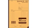 Favorit Durchschreibeblock 156 x 210 mm Rechnungen, 50 x 2 Blatt