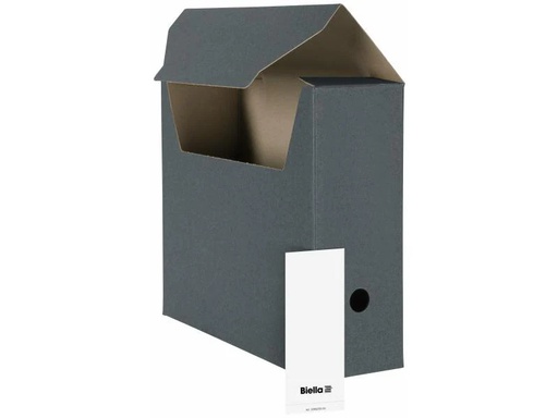 [90065282 1093534] Biella Archivschachtel A4 Dunkelgrau, 10 Stück