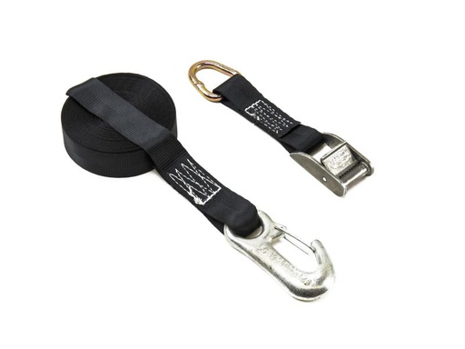 [90065318 896629] Zurrfix Heckklappen-Sicherungsgurt 2 m Schwarz
