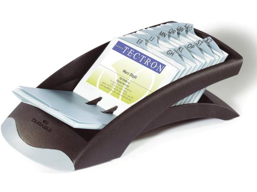 [90065344 1019875] DURABLE Visitenkartenhalter Visifix Desk Vegas Schwarz
