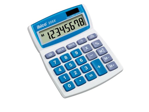 [90065463 635150] Ibico Taschenrechner 208X