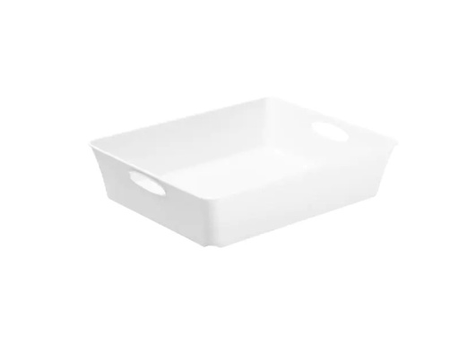 [90065661 514672] Rotho Aufbewahrungsbox Living Box C5 / 2.5 Liter Weiss
